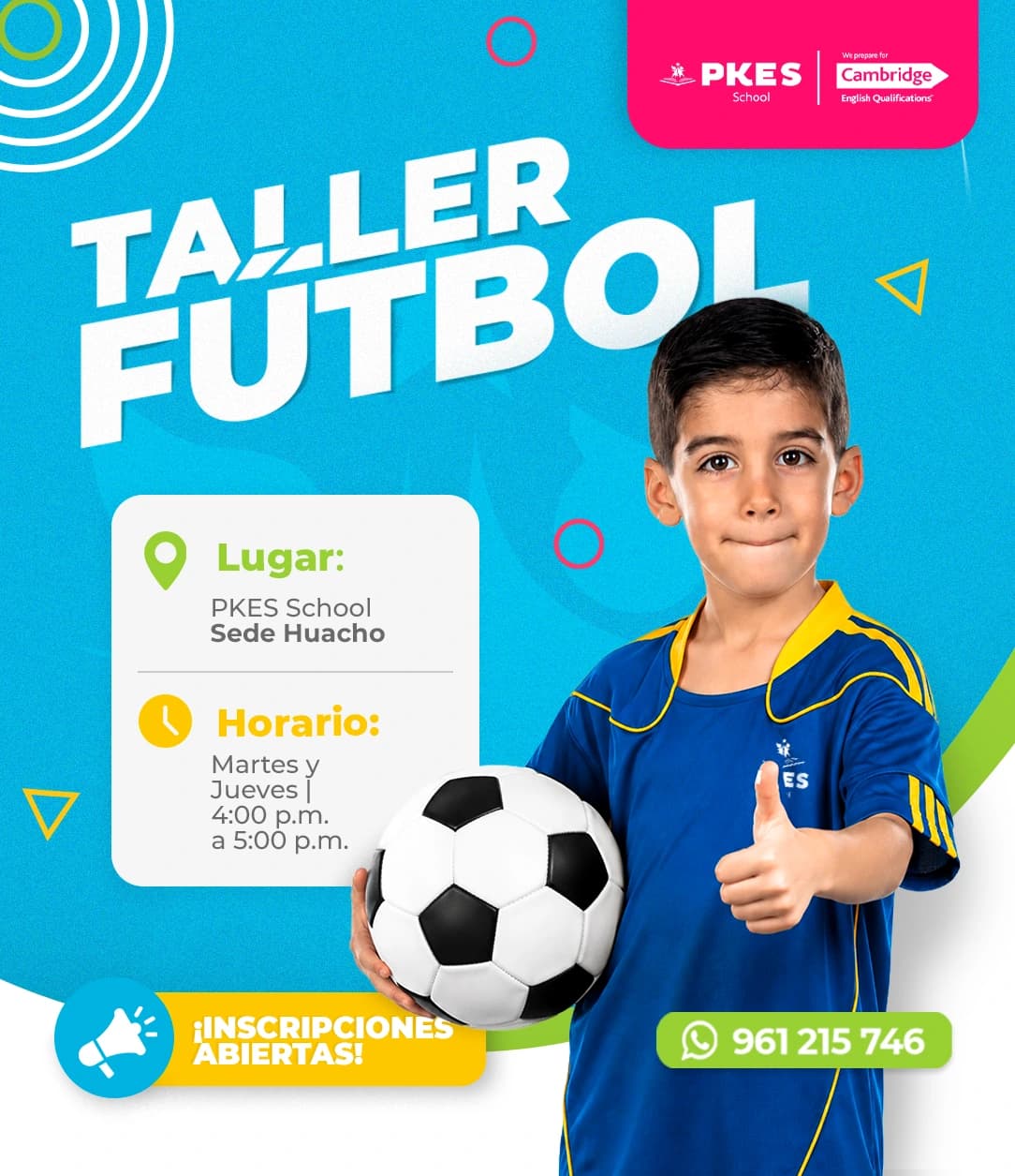 Taller deportivo en PKES School