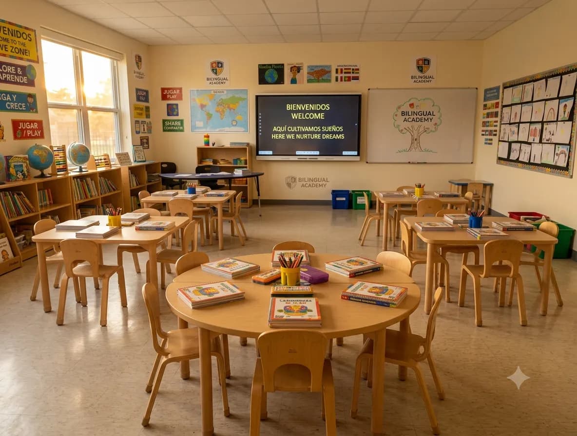 Estudiantes desarrollando comunicación en inglés en PKES School