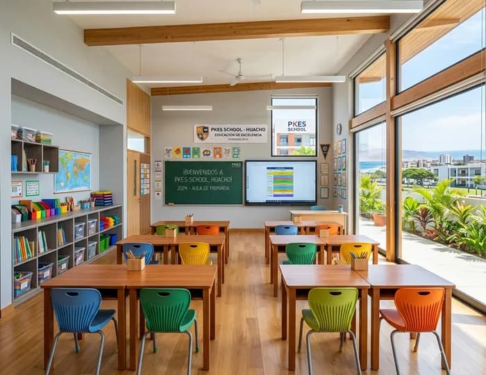 Aulas Modernas en las instalaciones de PKES School
