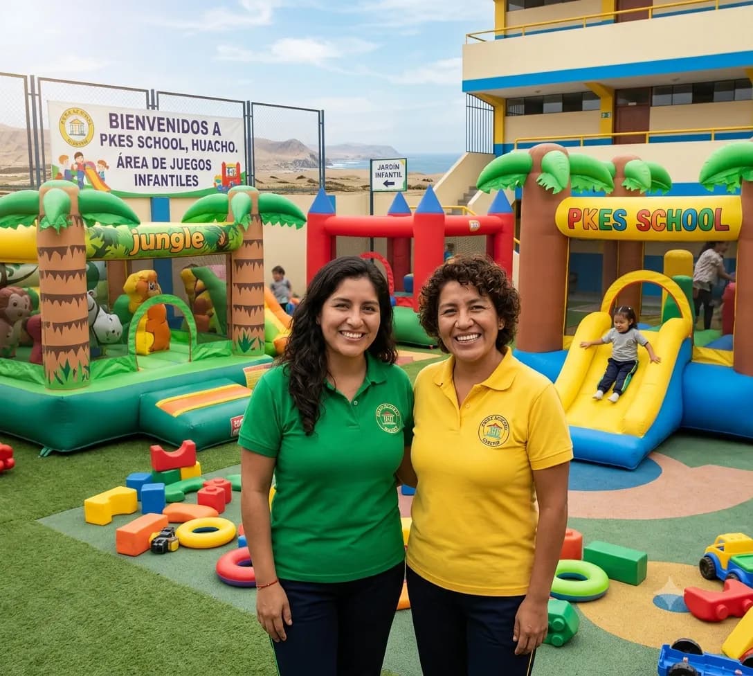 Patio Recreativo en las instalaciones de PKES School