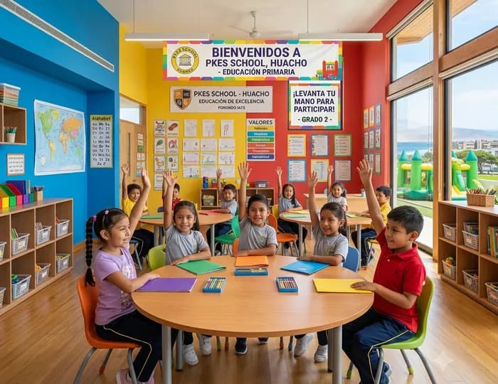 Espacios de Aprendizaje en las instalaciones de PKES School