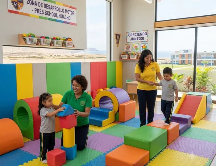 Zona de Desarrollo en las instalaciones de PKES School