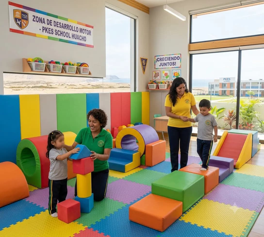 Zona de Desarrollo en las instalaciones de PKES School