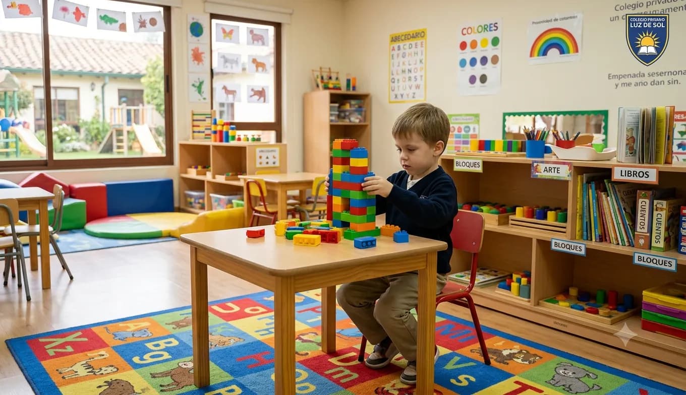Niños del nivel Inicial en PKES School, Huacho y Huaura