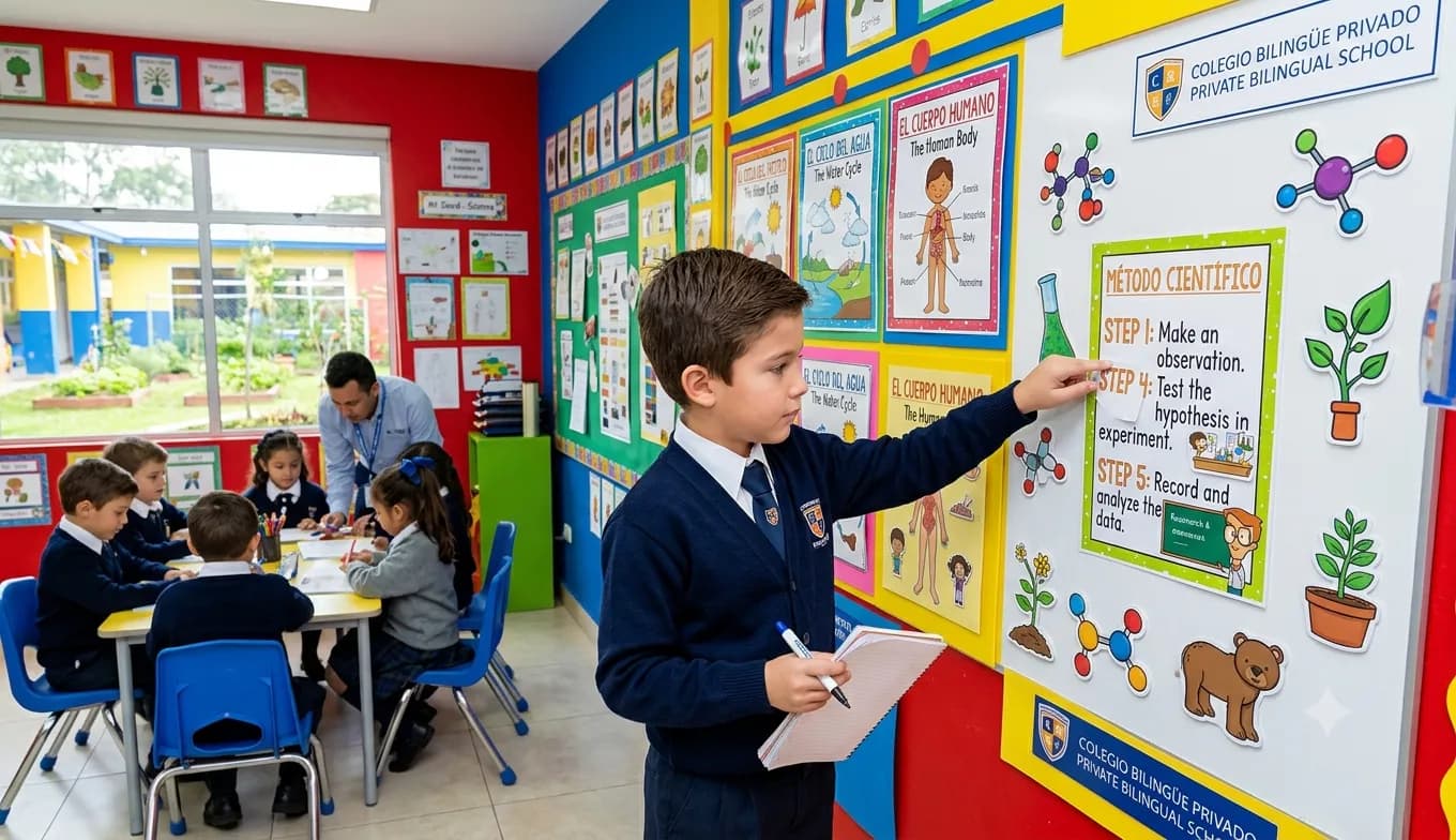 Estudiantes del nivel Primaria en PKES School, Huacho y Huaura