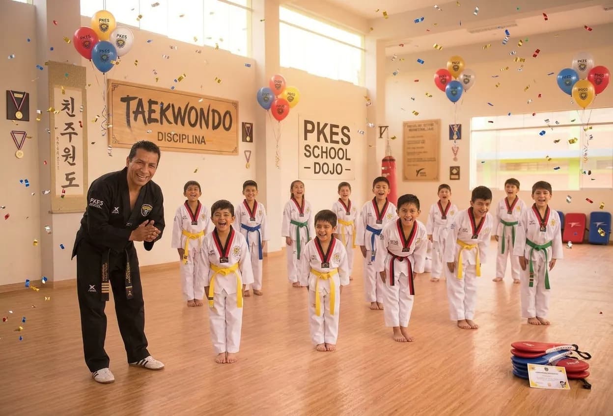 Taller de Taekwondo en PKES School 4
