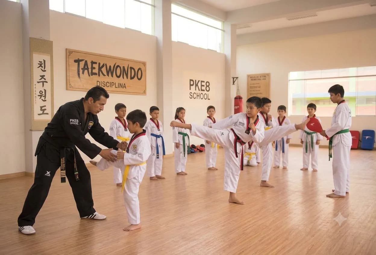 Taller de Taekwondo en PKES School